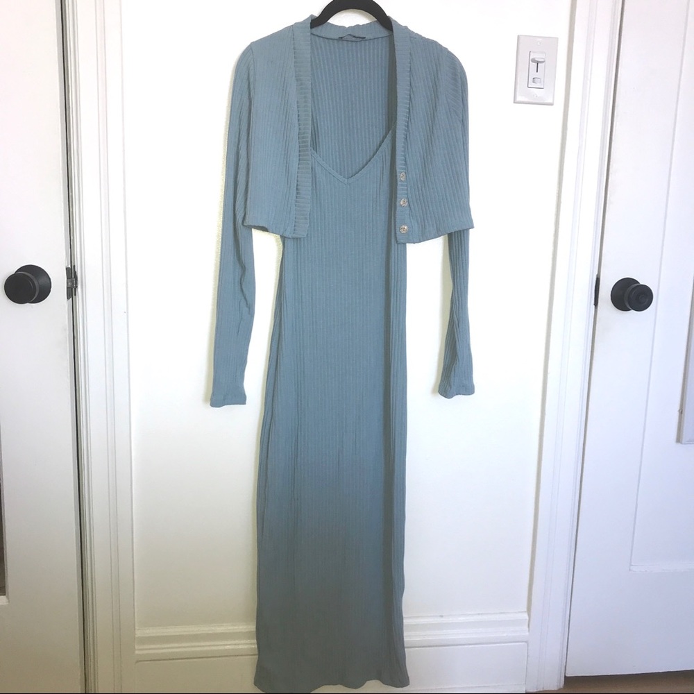 Dress and sweater set